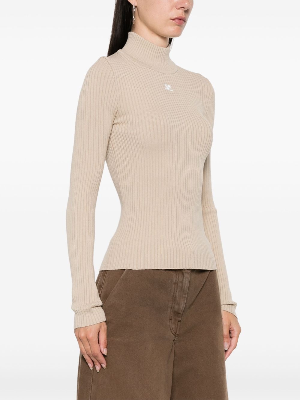Reedition ribbed sweater - 3