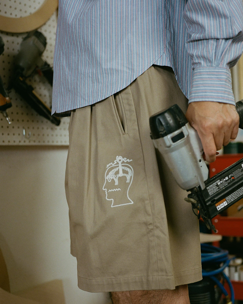 Brooks Brothers California Pleated Chino Short - Desert 4