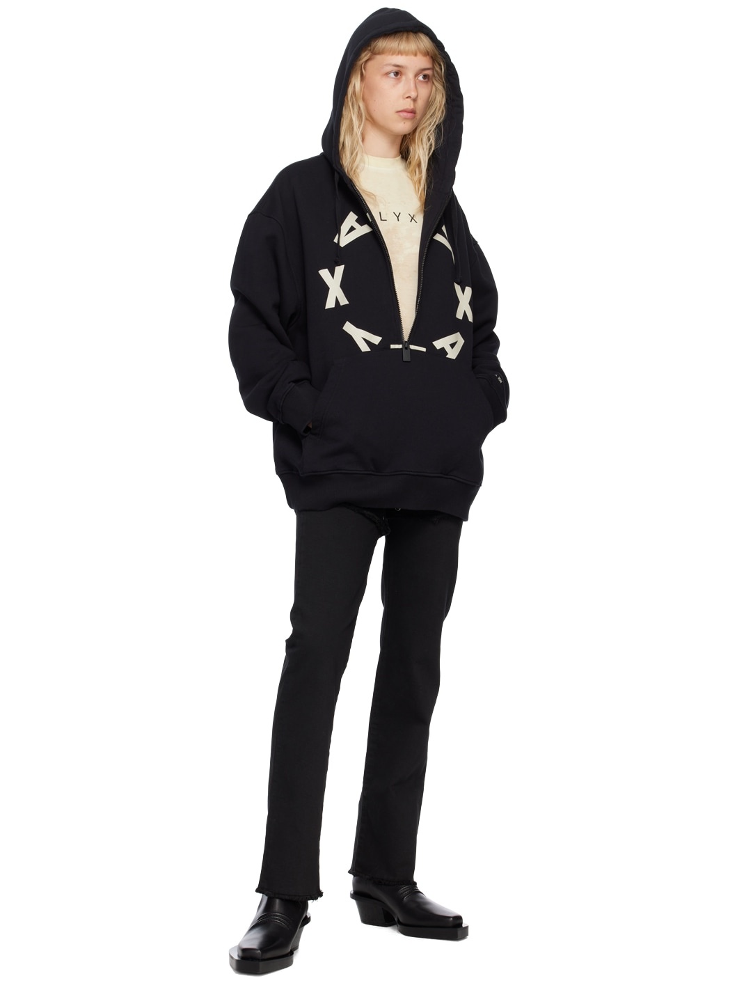 Black Snap Off Jeans - 5