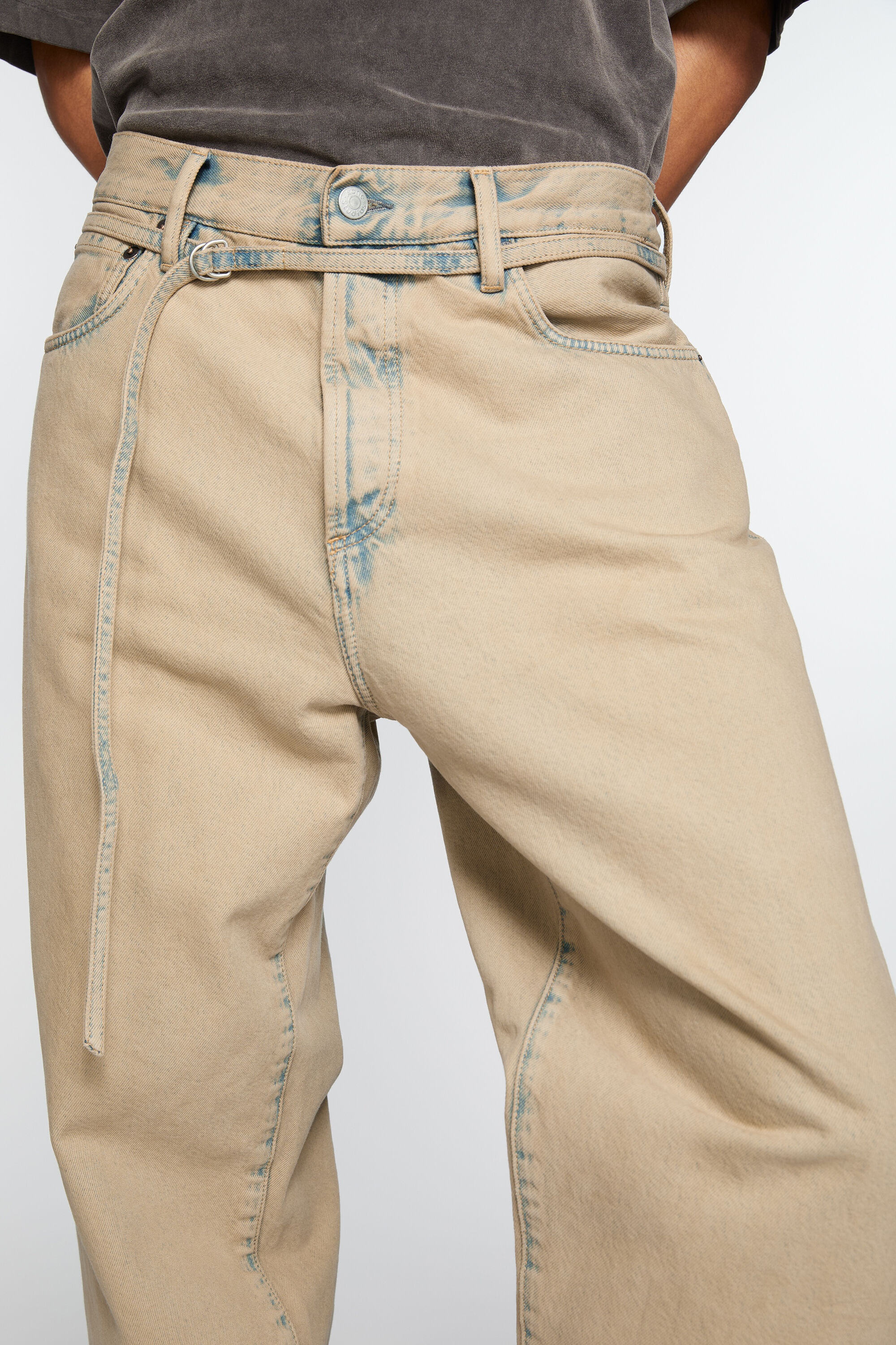 Loose fit jeans - 1991 Toj - Light Sand - 5