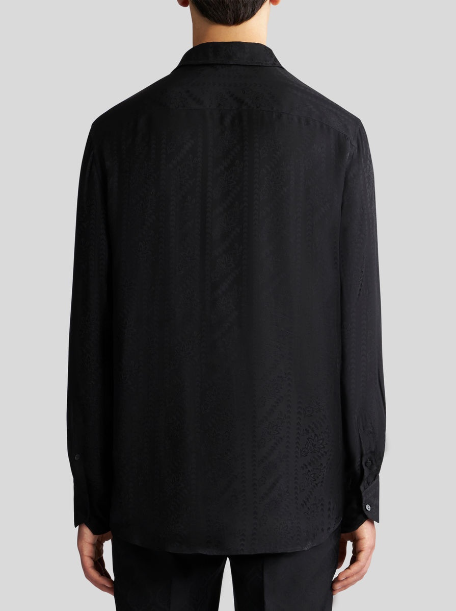 SILK JACQUARD SHIRT - 4
