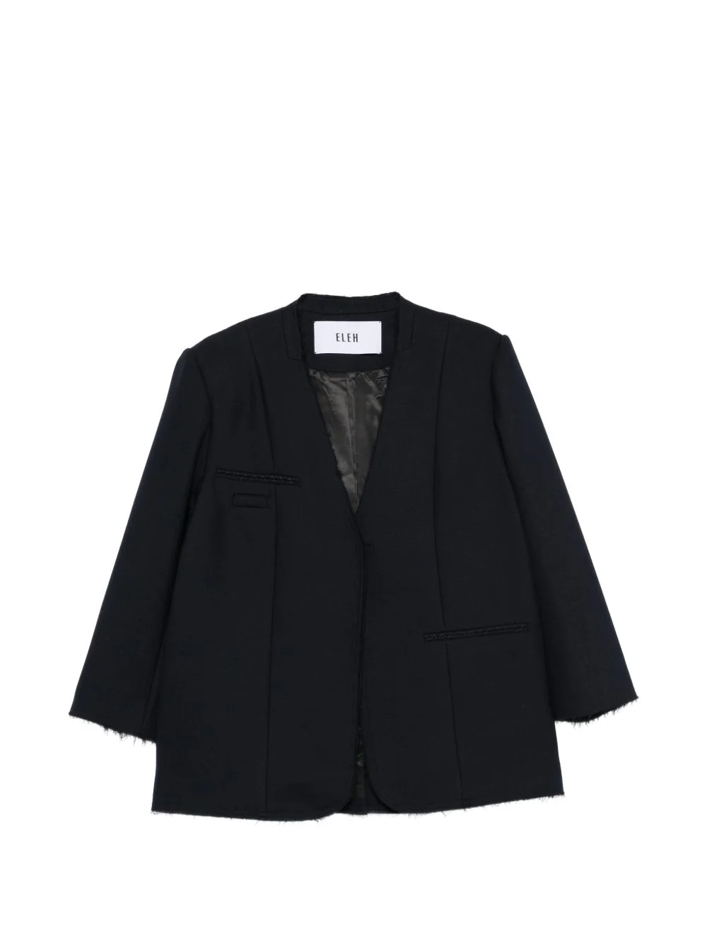 frayed-edge jacket - 1