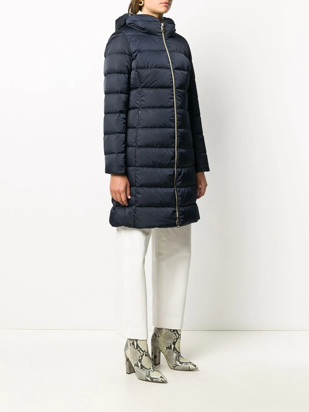 double-layer padded coat - 4