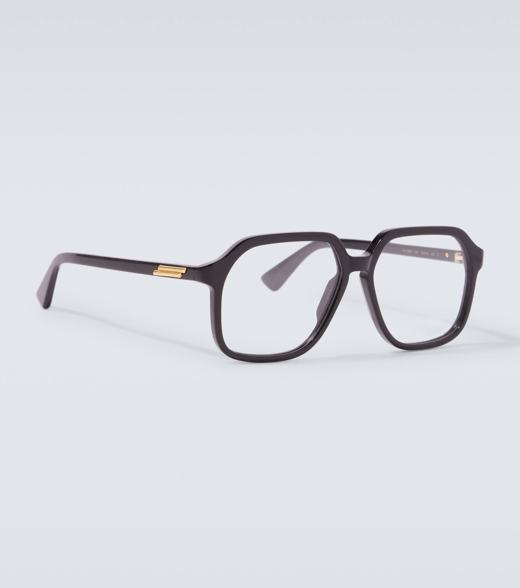 Oversized rectangular glasses - 4