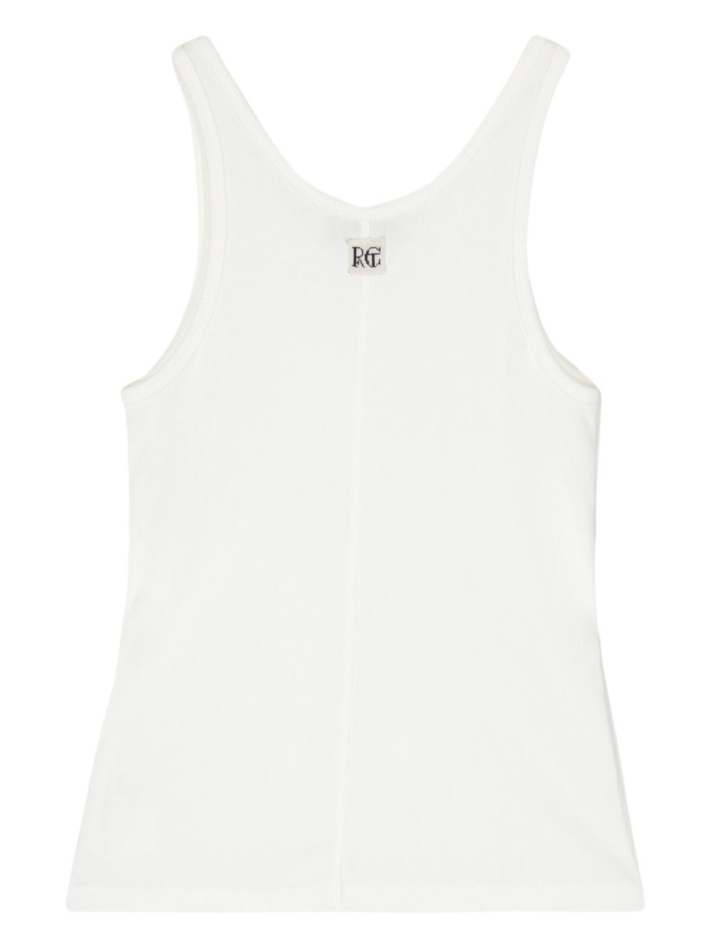 logo-appliqué soft-jersey tank top - 2