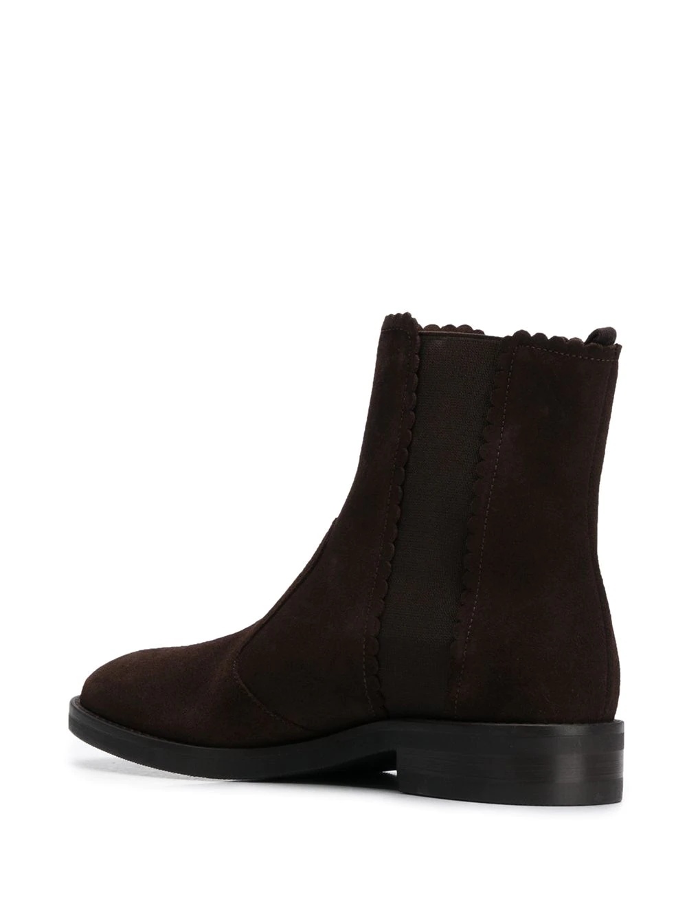 scalloped chelsea boots - 3