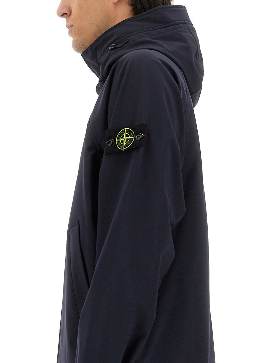 Stone Island Men Short Soft Shell Parka - 4
