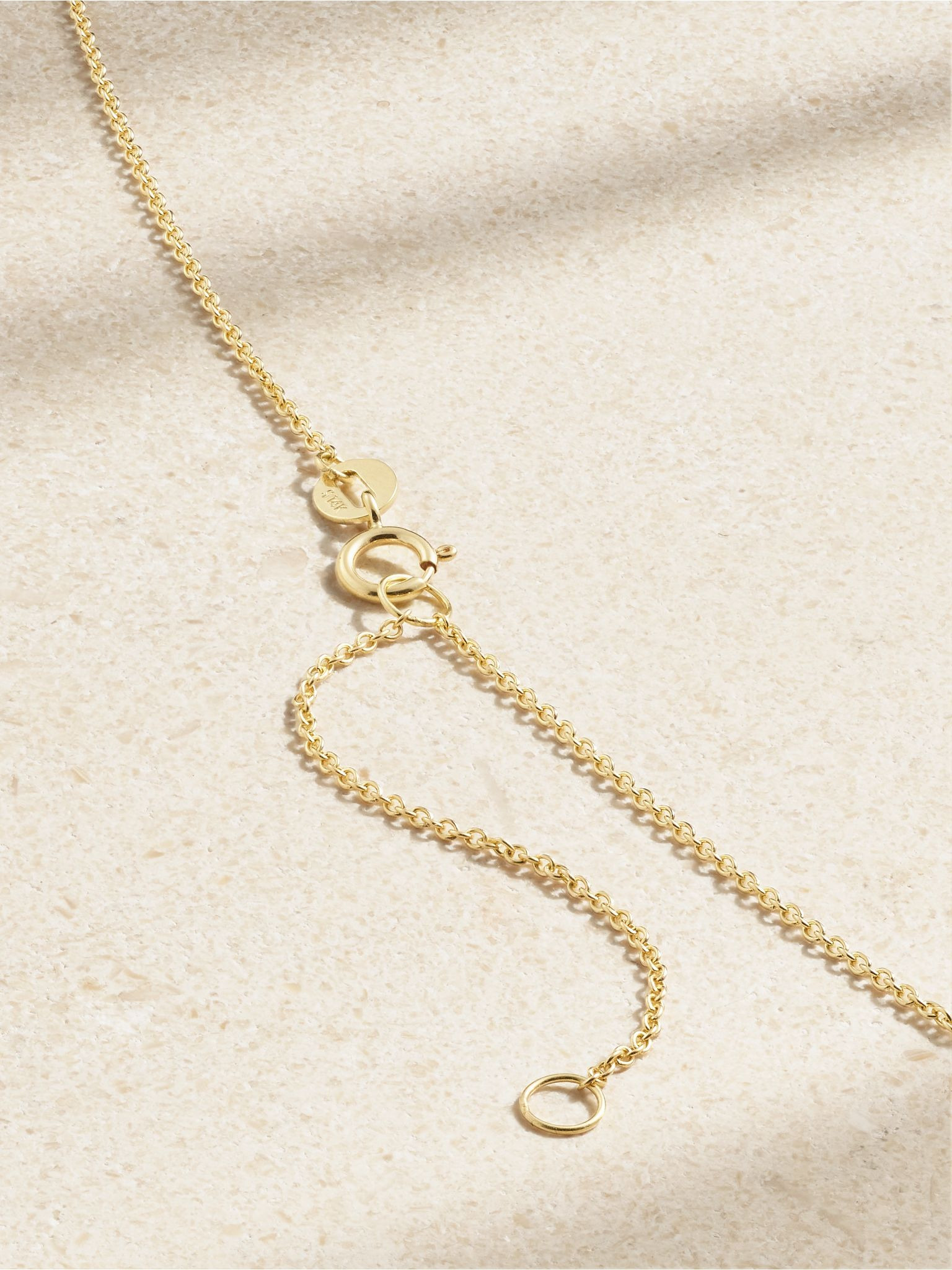 Festival 14-karat gold tourmaline necklace Gold - 3
