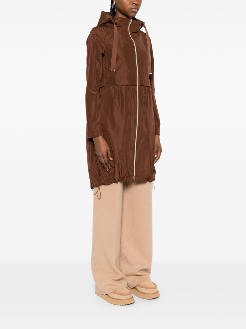 hooded zip-fastening coat 3