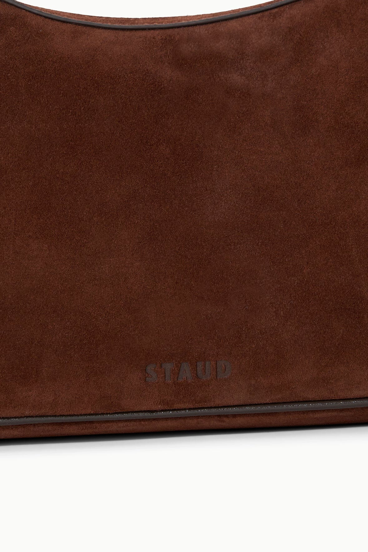 STAUD PINE SHOULDER BAG MAHOGANY SUEDE - 5