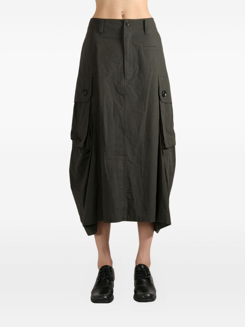 Y's pocket-detailed midi skirt outlook