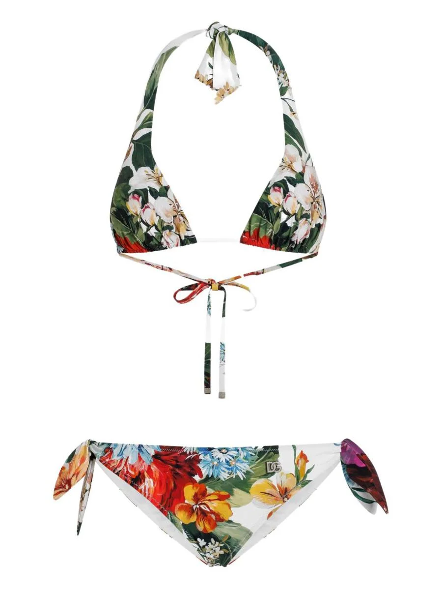 Dolce & Gabbana Floral Print Bikini Set - 1