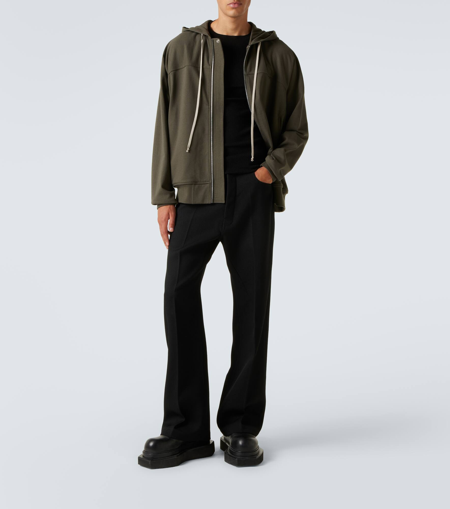 Cotton jersey hoodie - 2