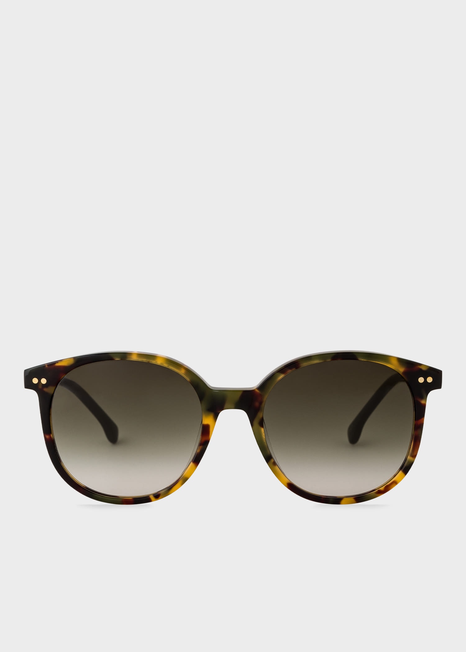 Havana Khaki 'Finch' Sunglasses - 1