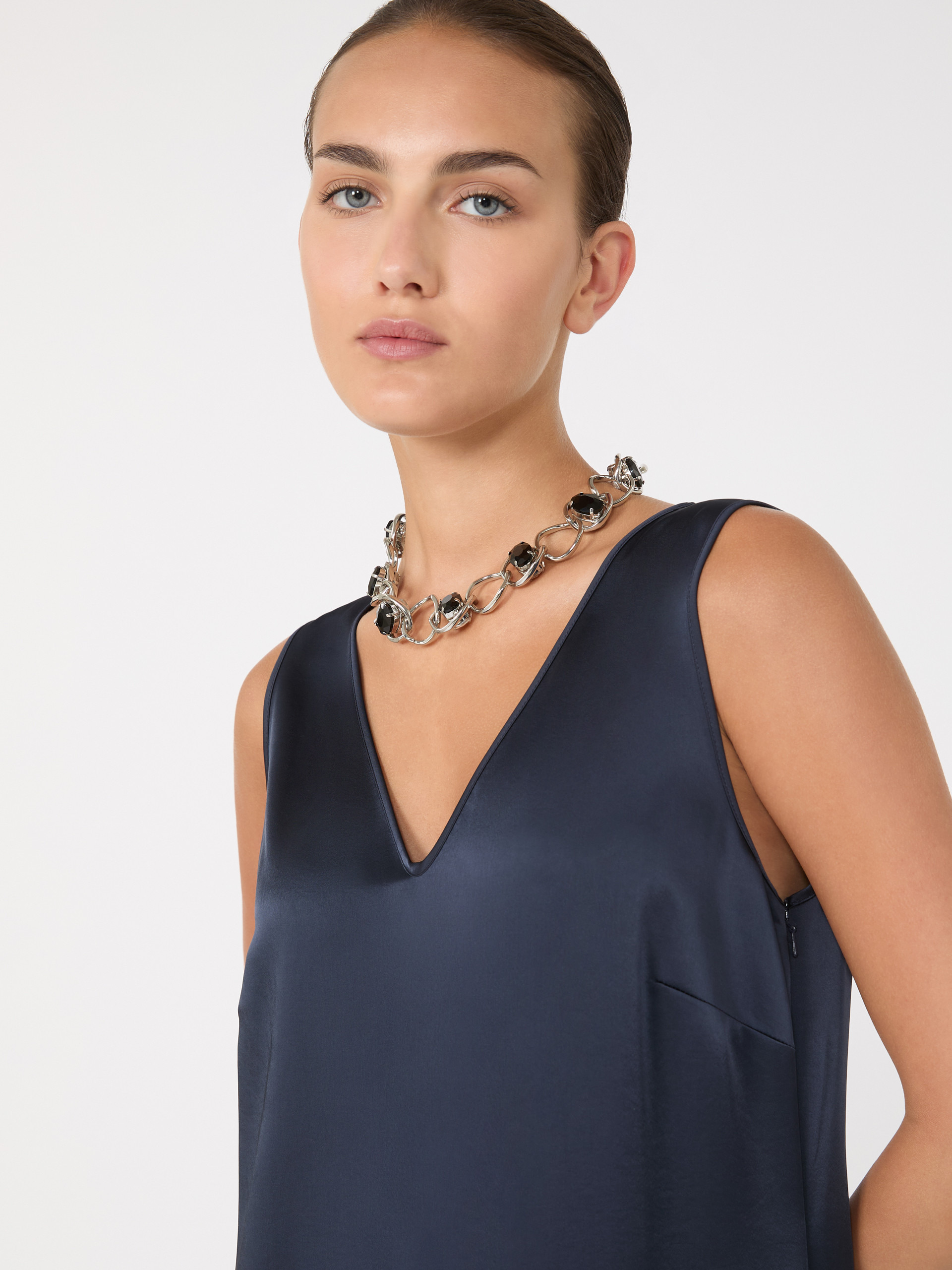 NAMUR Rhinestone choker necklace - 3