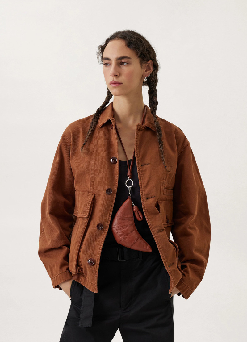 CROISSANT COIN PURSE NECKLACE
GRAINED LEATHER 4