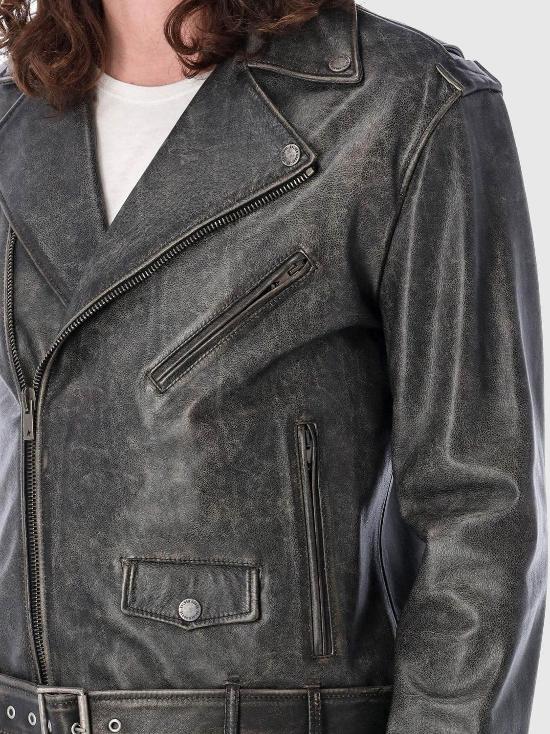 Golden Goose leather jacket - 5