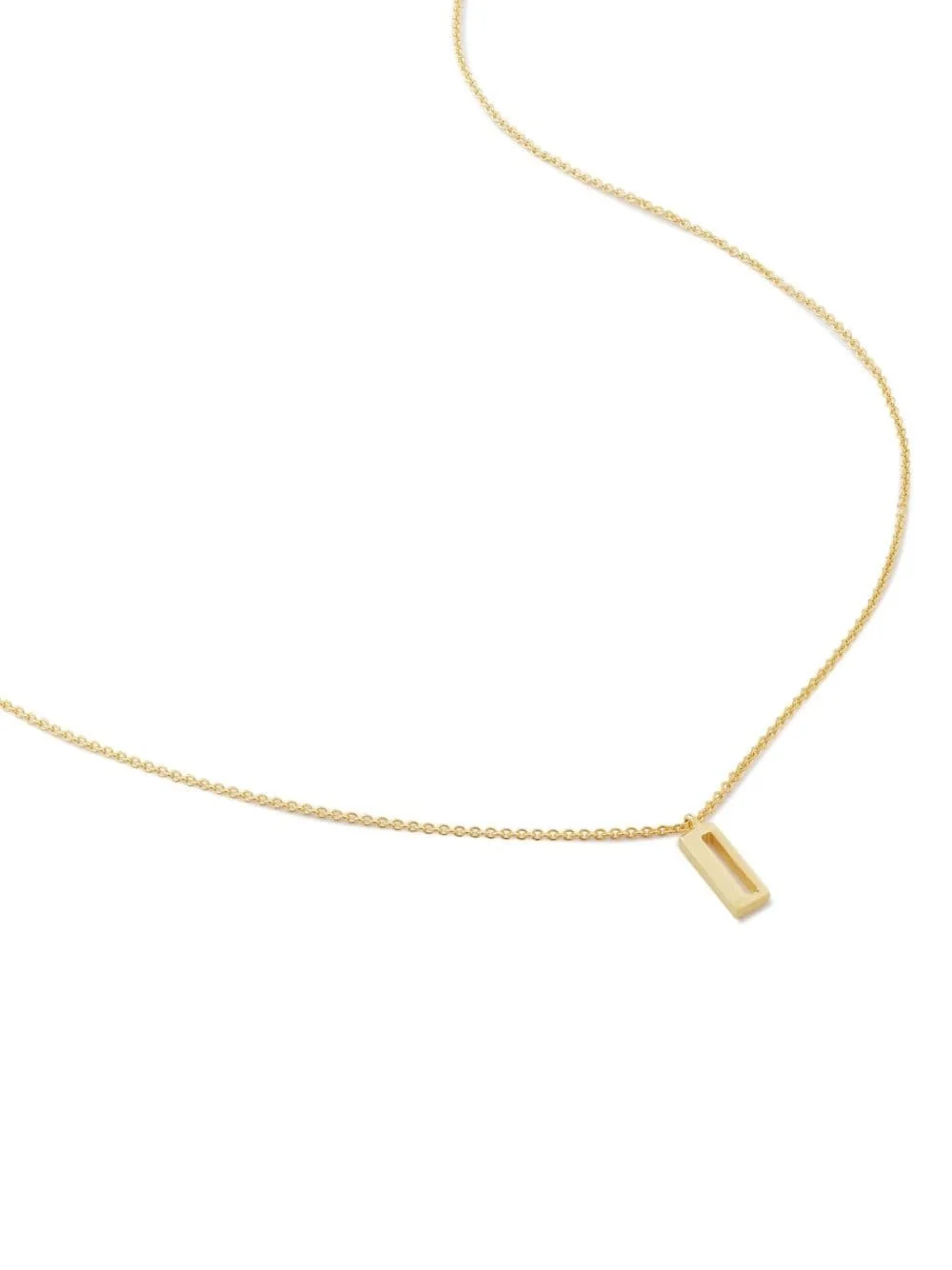 Alphabet I pendant necklace - 1