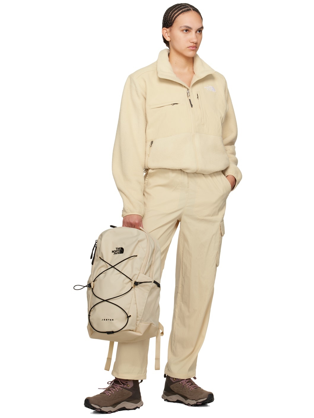 Beige Spring Peak Cargo Pants - 4