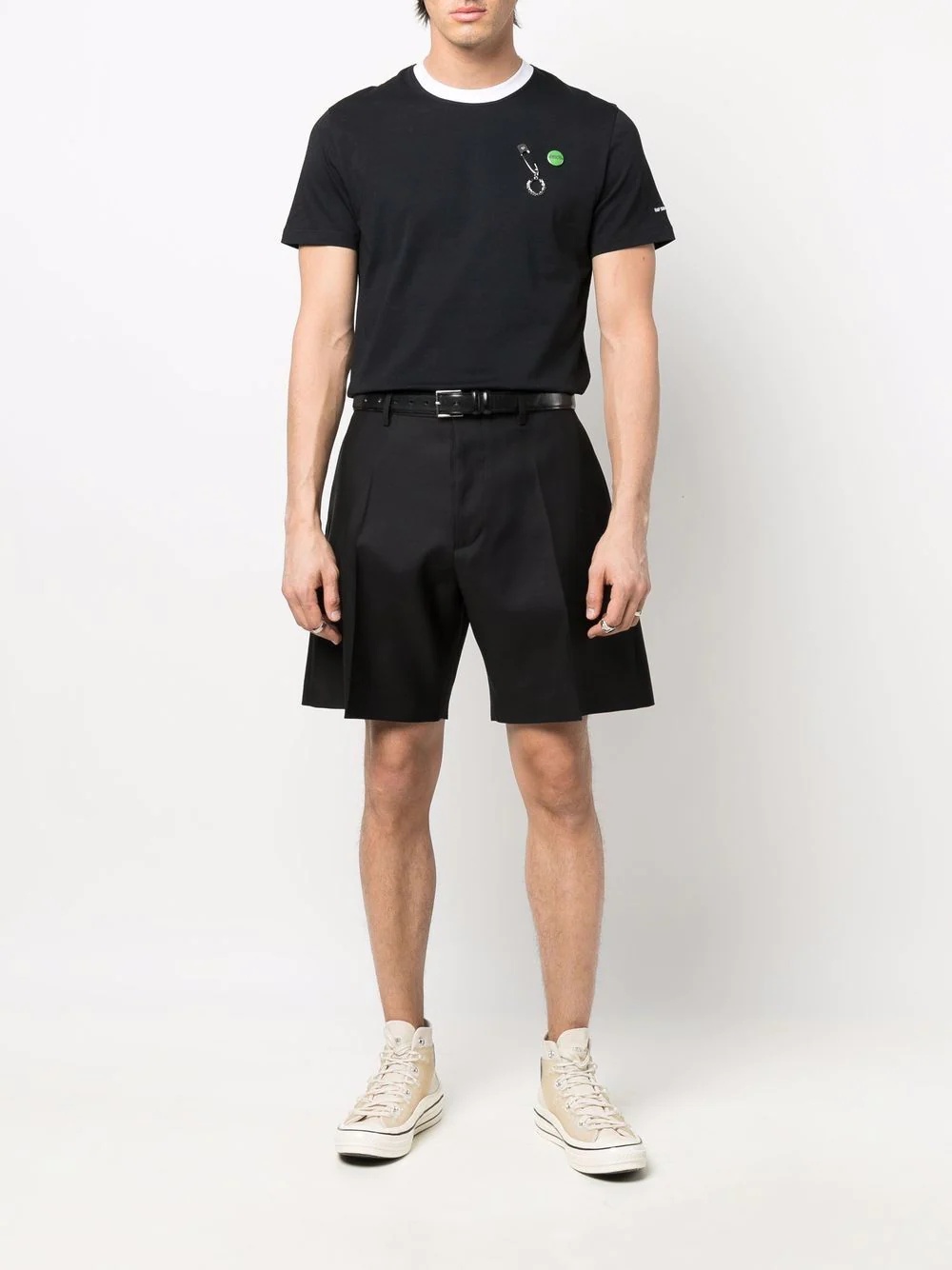 tailored straight-leg shorts - 2