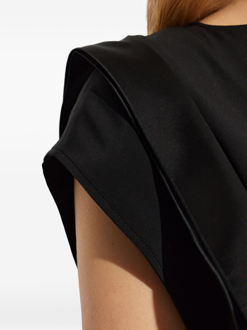 V-neck panel blouse 5