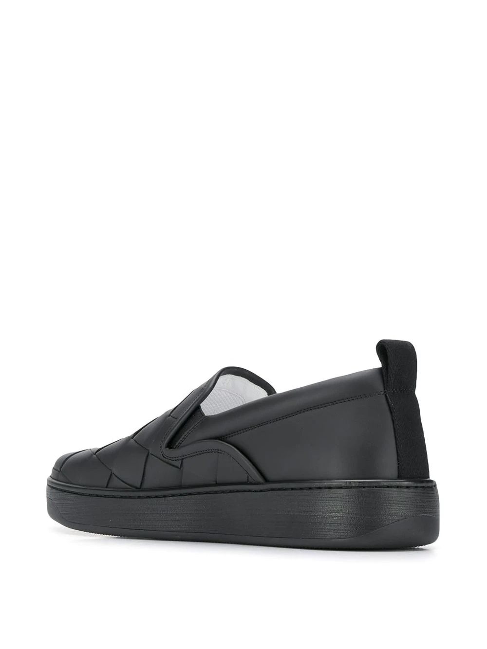 maxi weave slip-on sneakers - 3