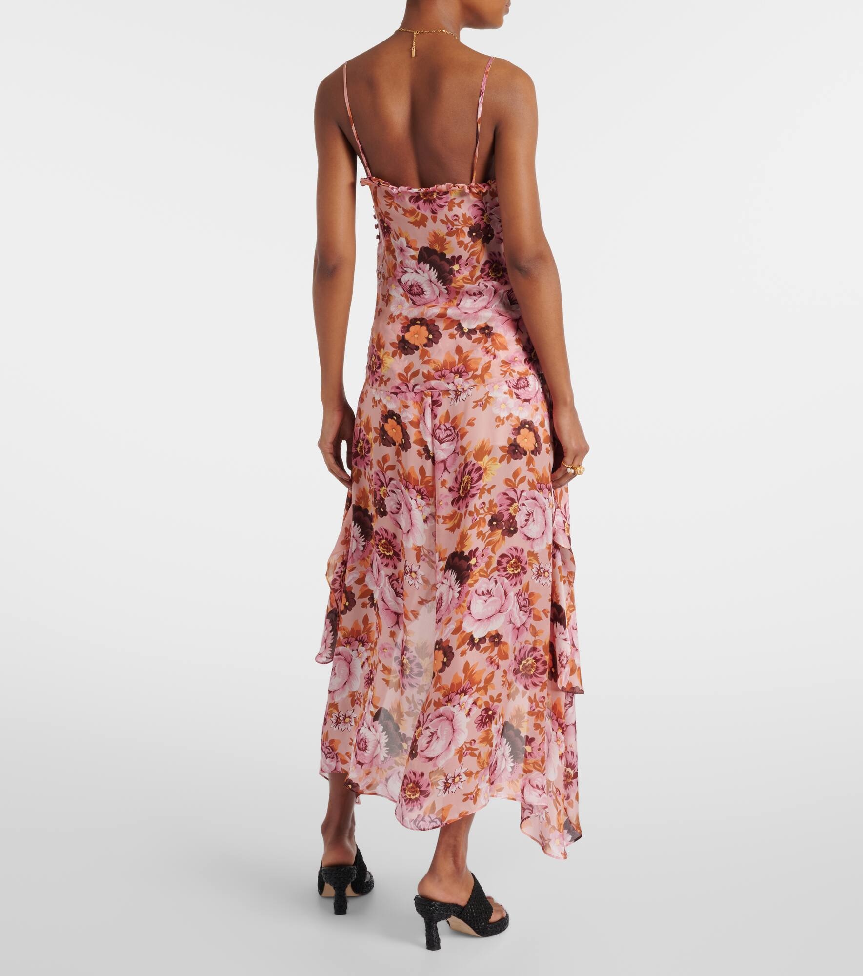 Floral silk top - 3