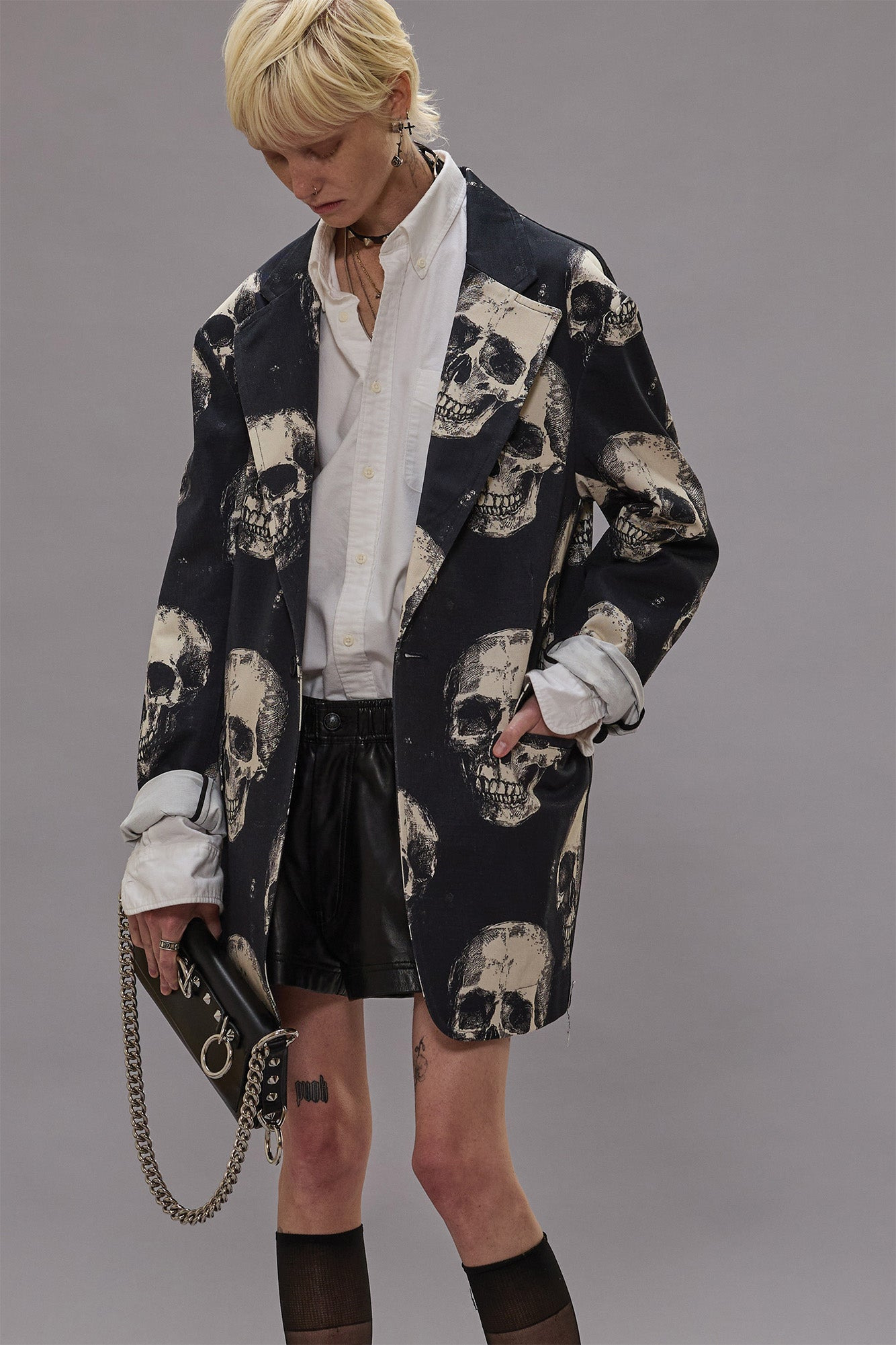 OVERSIZED RAGGED BLAZER - 1
