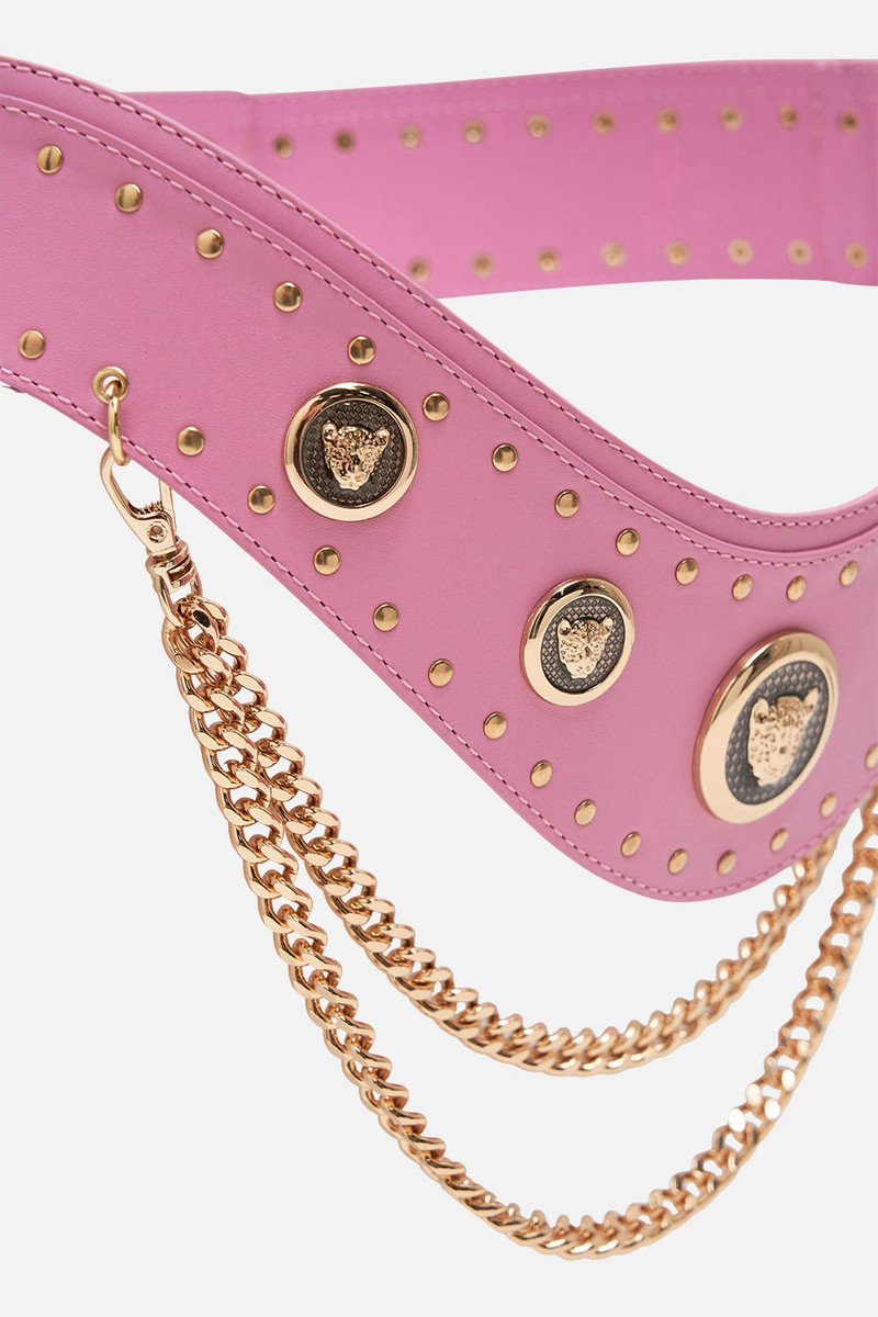 CAMILLA BELT WITH LEOPARD HARDWARE AND CHAINS outlook