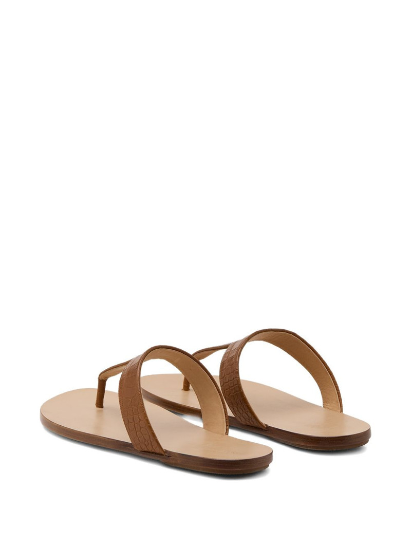Sottile croc-effect T-bar sandals 4
