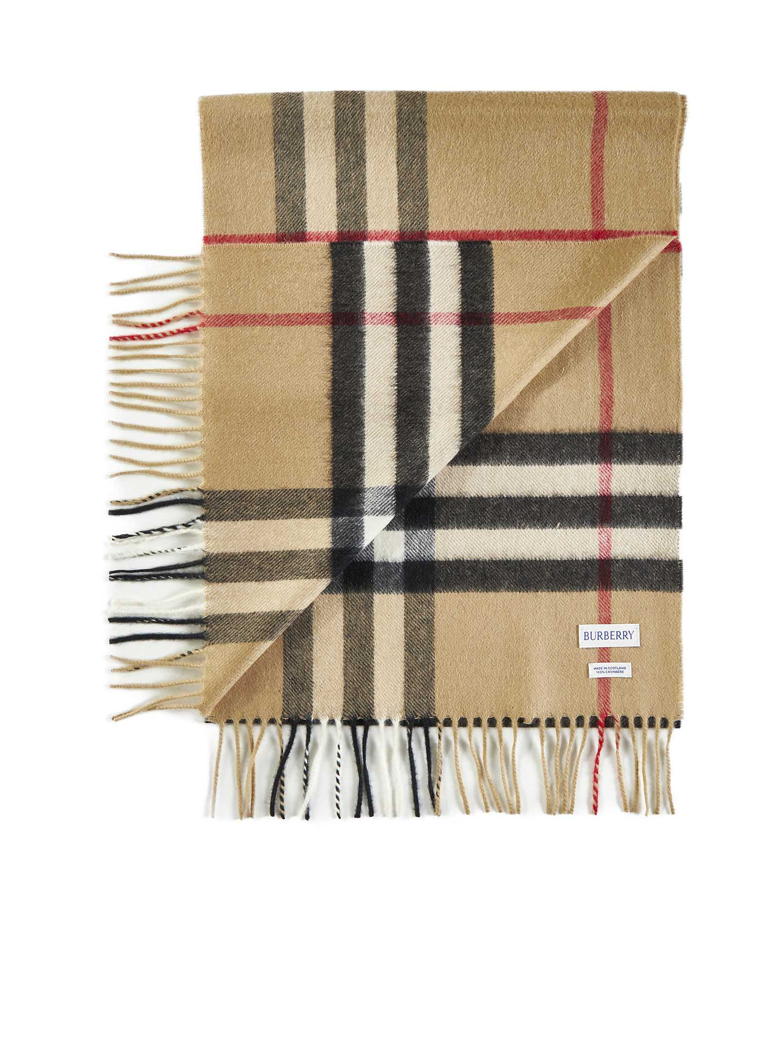 Burberry Men Burberry Cashmere Check Scarf - 2