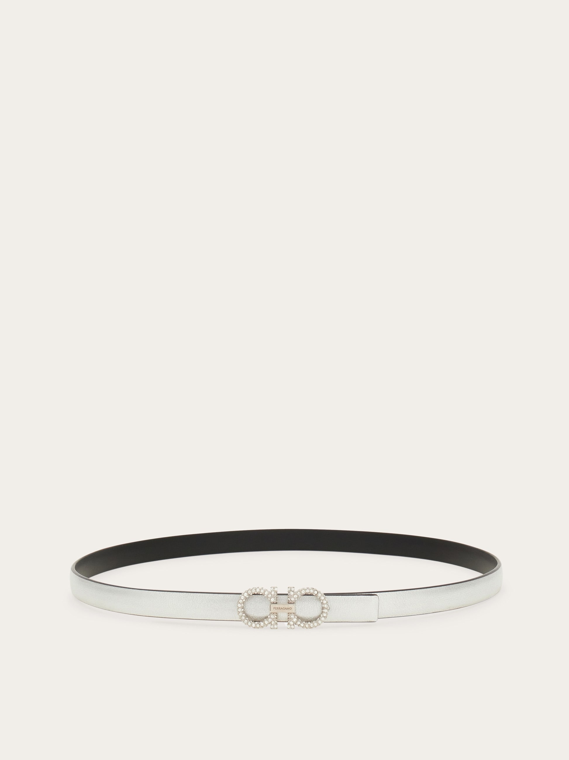 Reversible and adjustable Gancini belt - 3