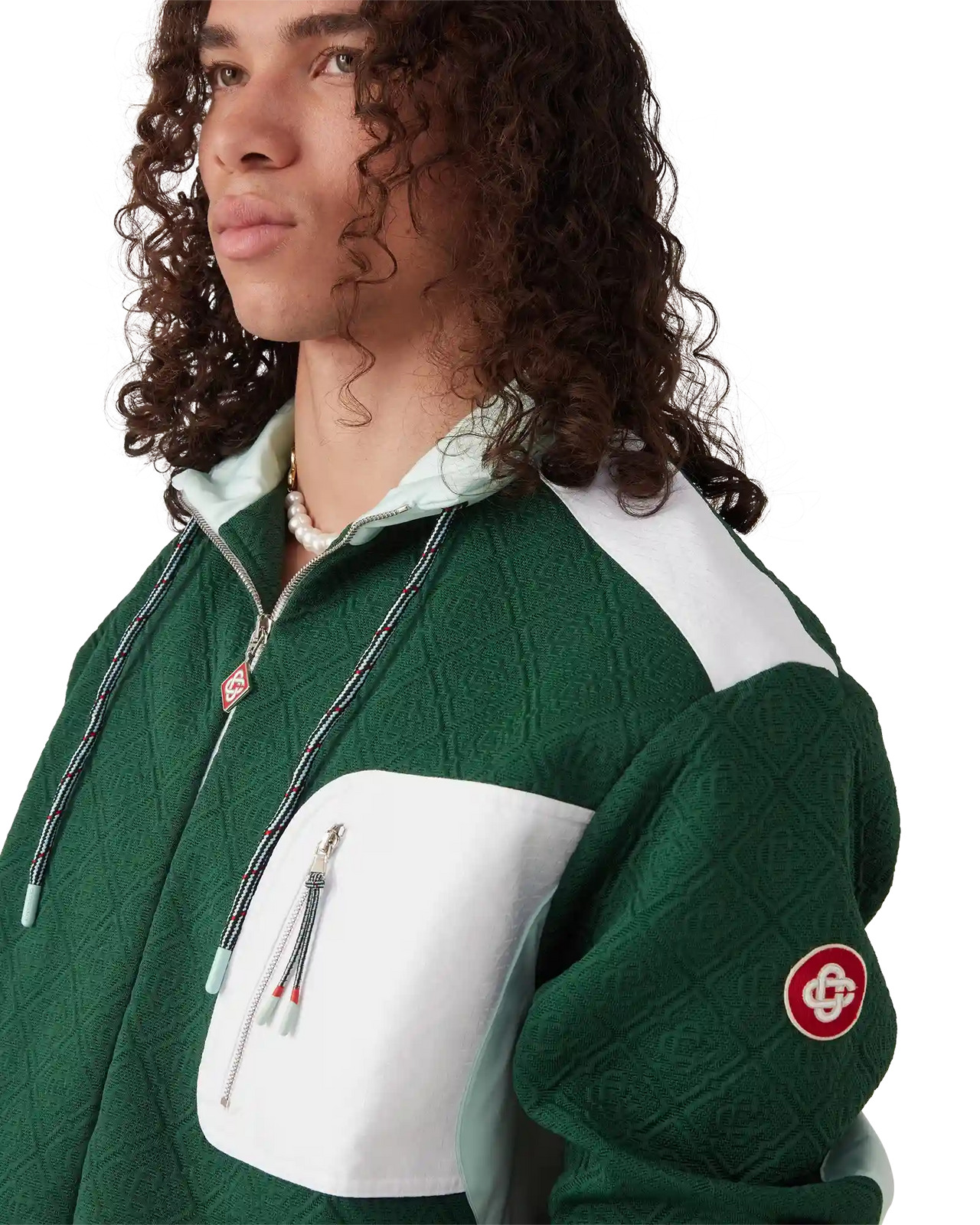 Nylon Monogram Jacquard Jacket - 5