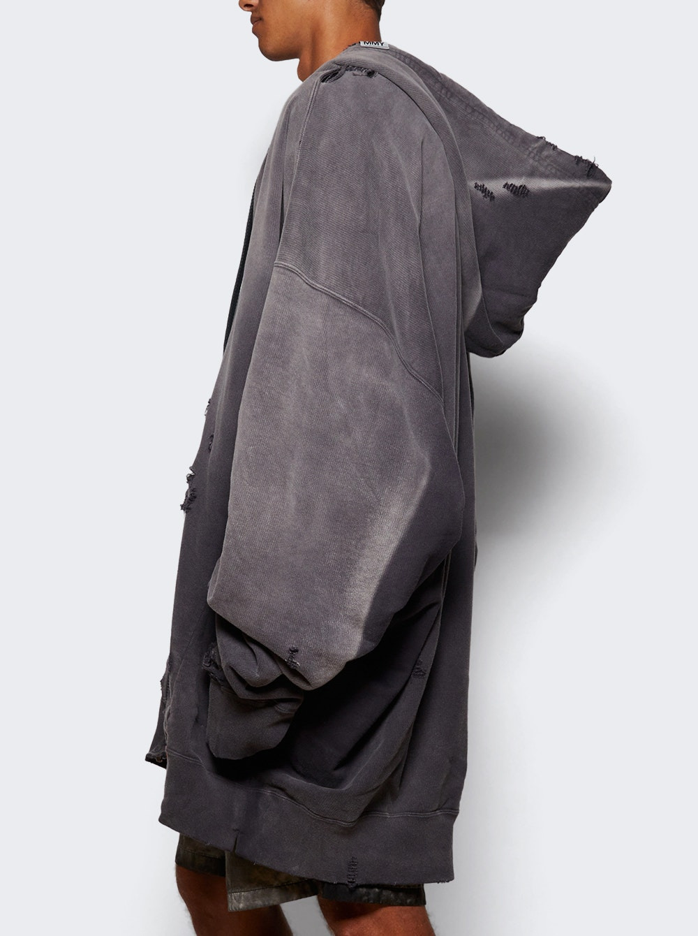 Sun Faded Huge Parka Black - 3