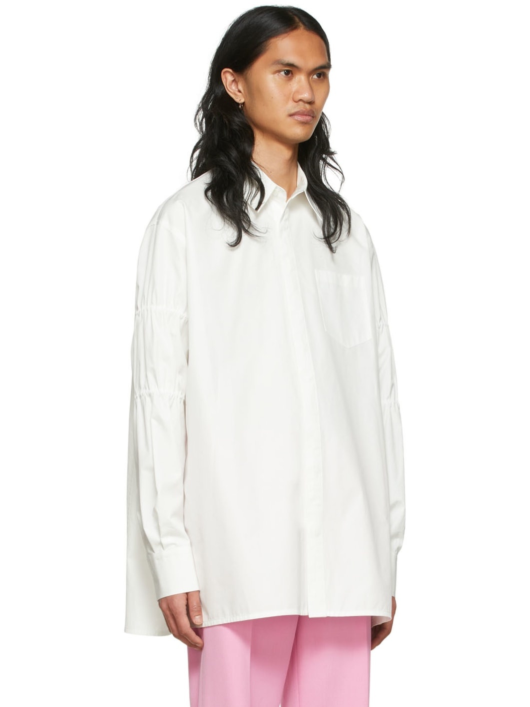 White Cotton Shirt - 2