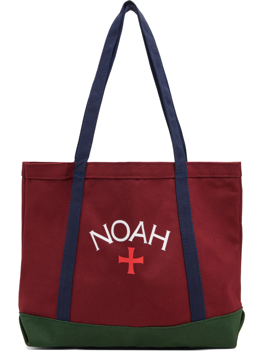 Red Tri-Color Logo Tote - 1