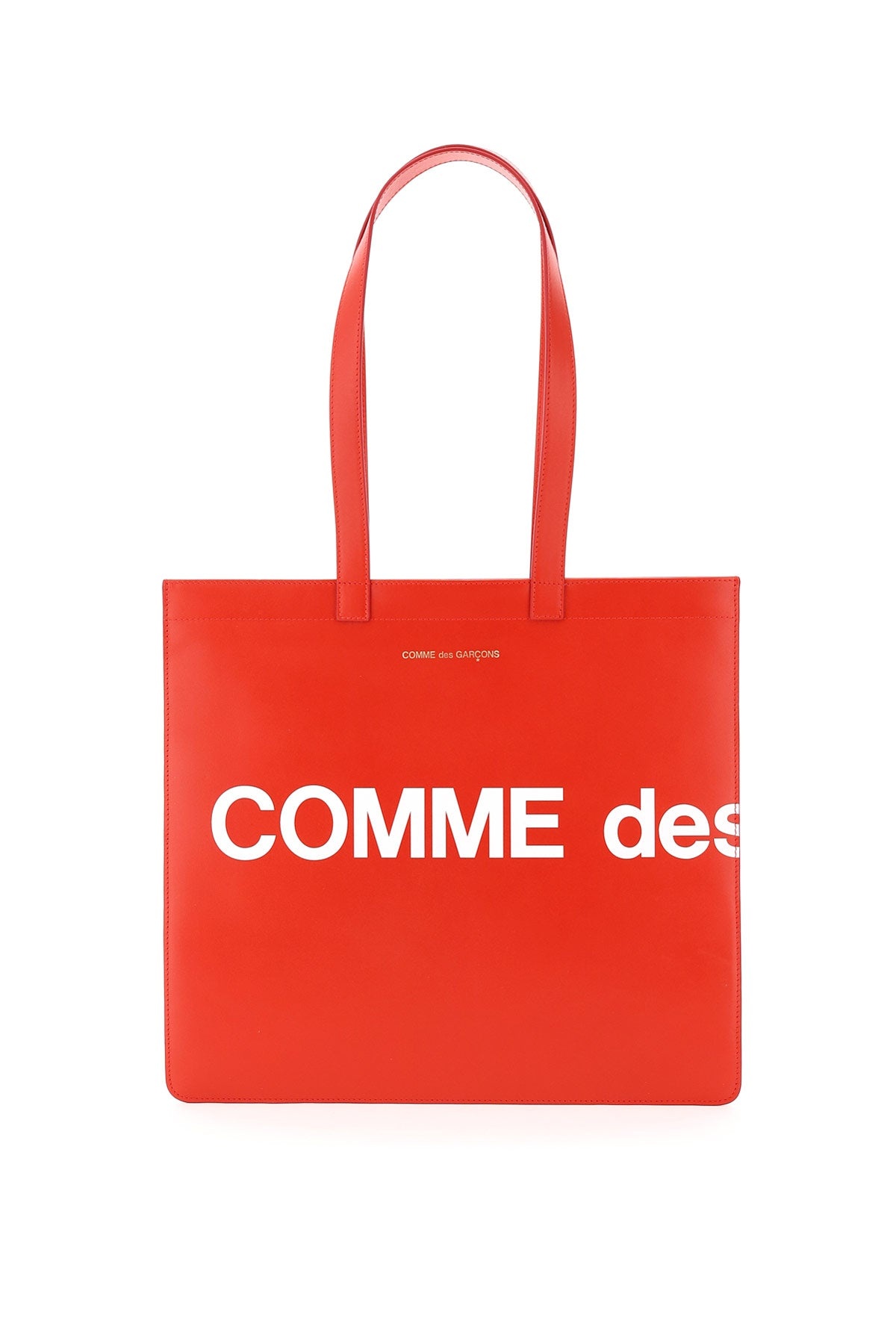 Comme Des Garcons Wallet - Comme Des Garcons Wallet leather logo tote bag - 1
