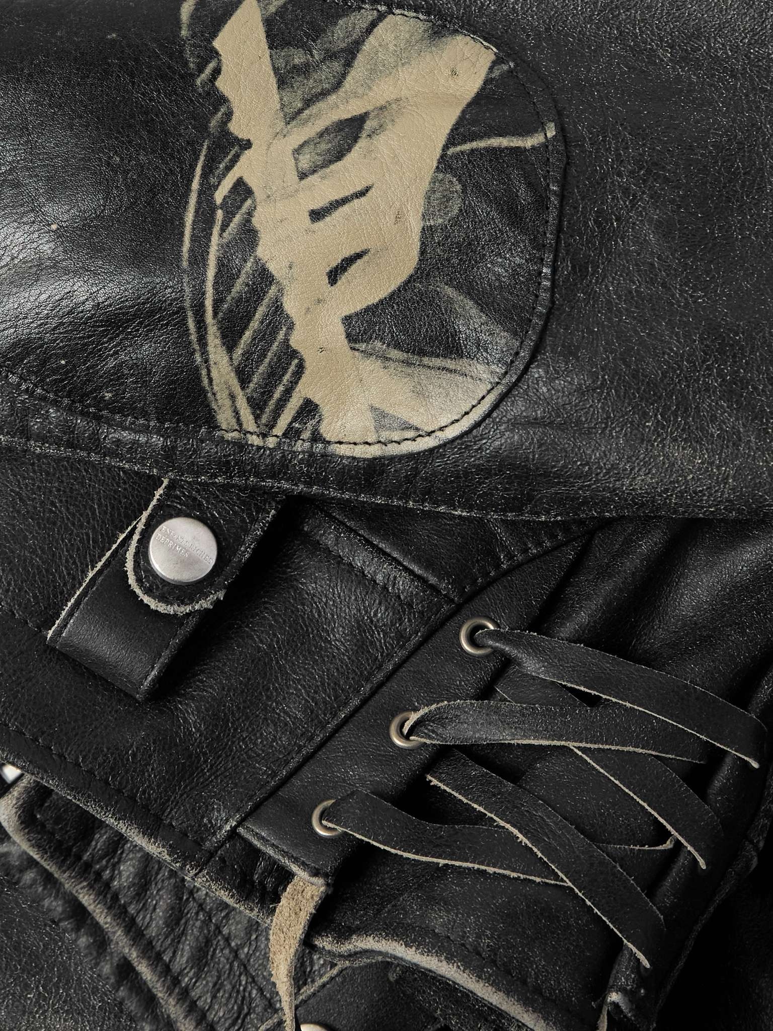 Pianist Distressed Leather Jacket - 5