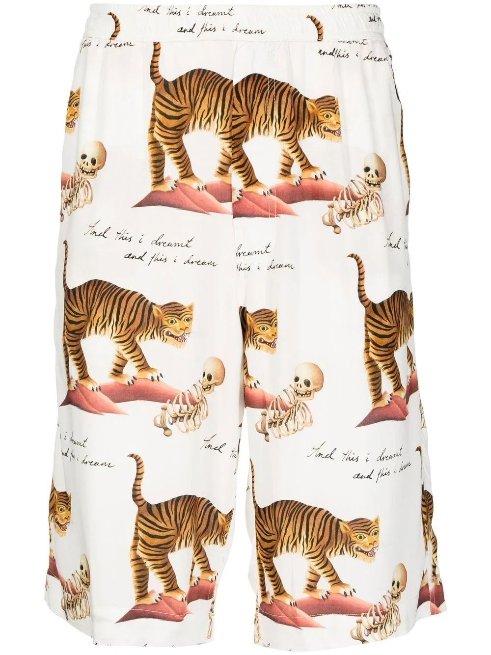 motif-print Bermuda shorts - 1