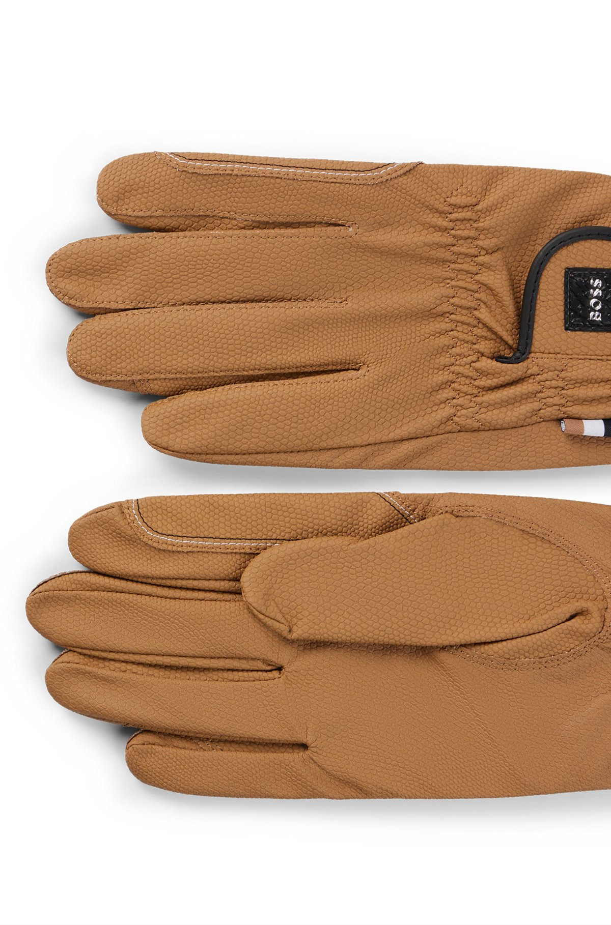 EQUESTRIAN RIDING GLOVES IN FAUX LEATHER - 3