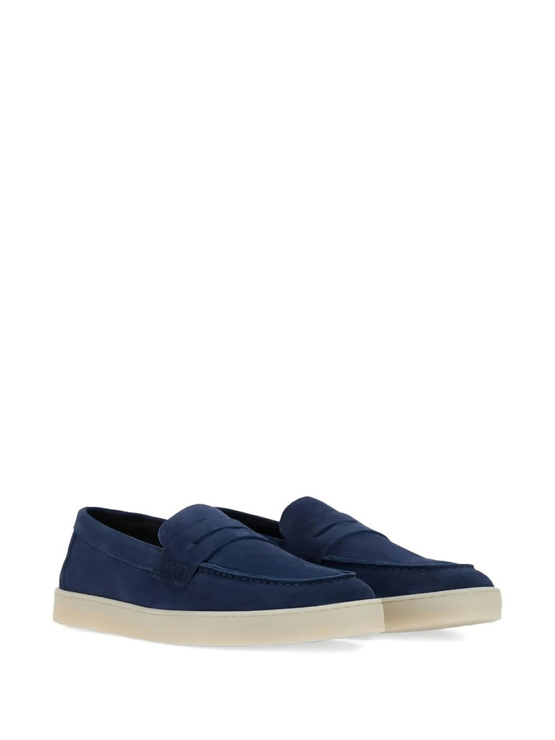 Canali suede slip-on sneakers outlook