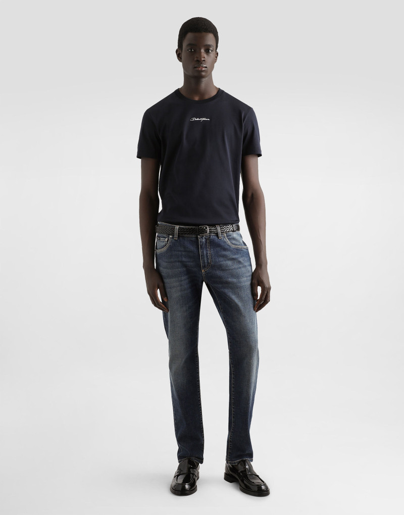 Dolce & Gabbana Cotton T-shirt with embroidered patch outlook