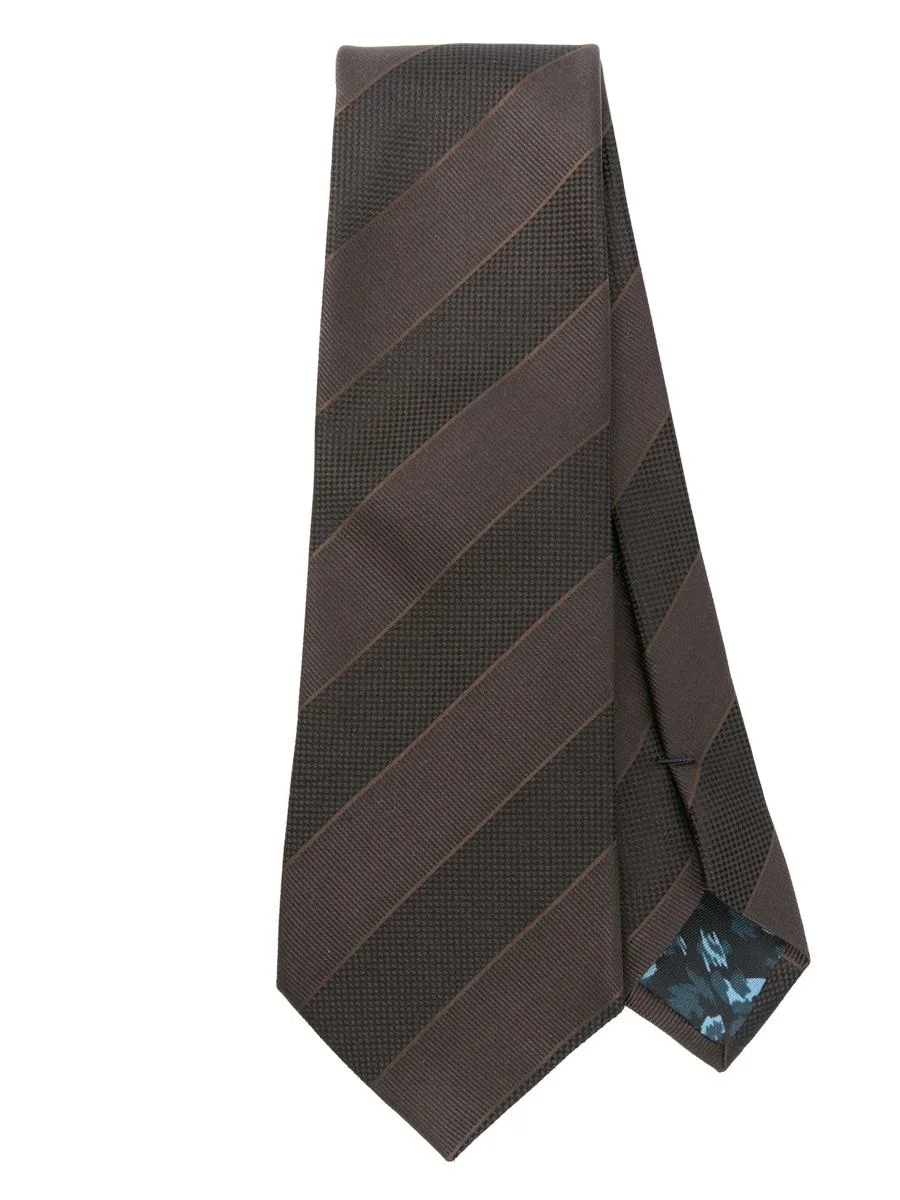 Paul Smith Men Tie 8Cm Tonal Stripes Accessories - 1