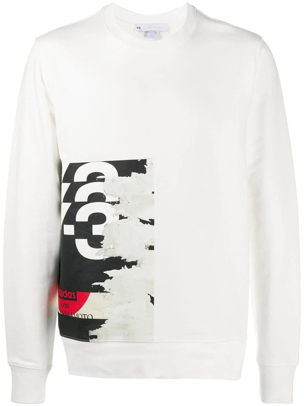 CH1 graphic-print cotton sweatshirt - 1