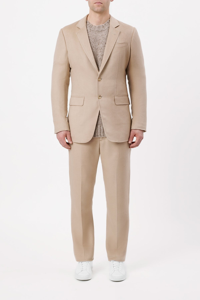 GABRIELA HEARST Irving Jacket in Camel Winter Silk outlook