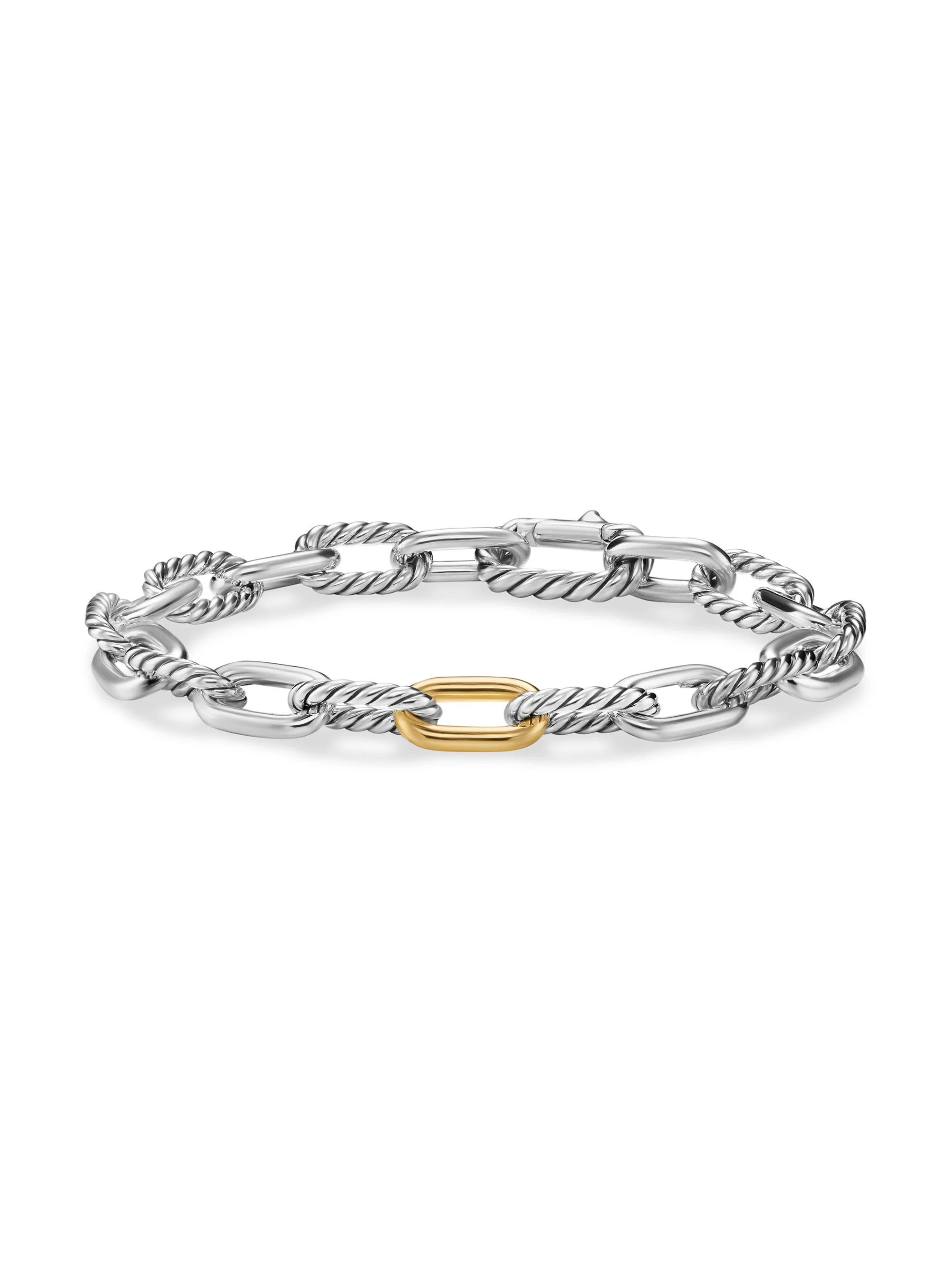 Men's DY Madison Chain Bracelet in Sterling Silver - Silver - 1