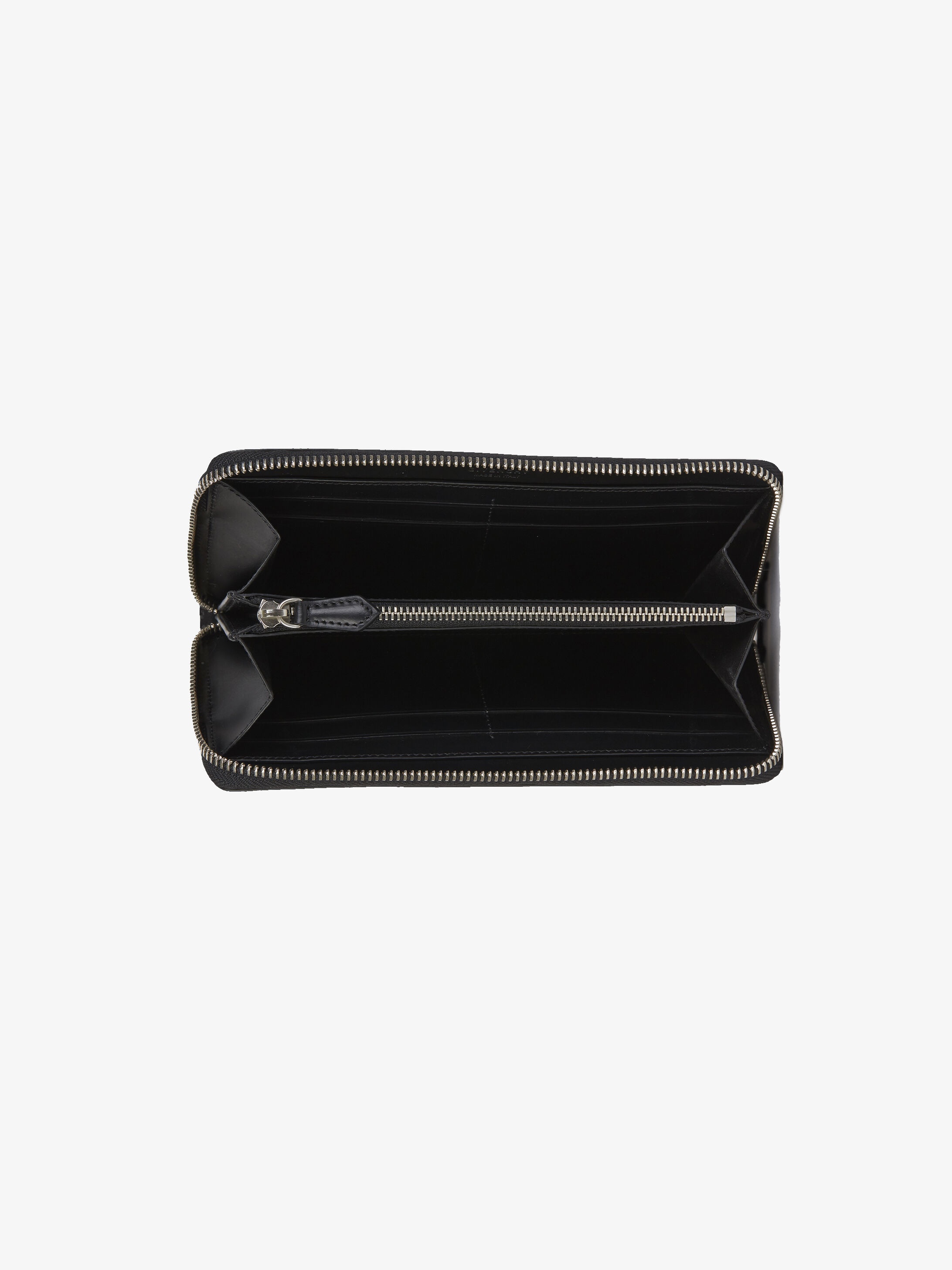 Long zipped wallet in grained leather - 3