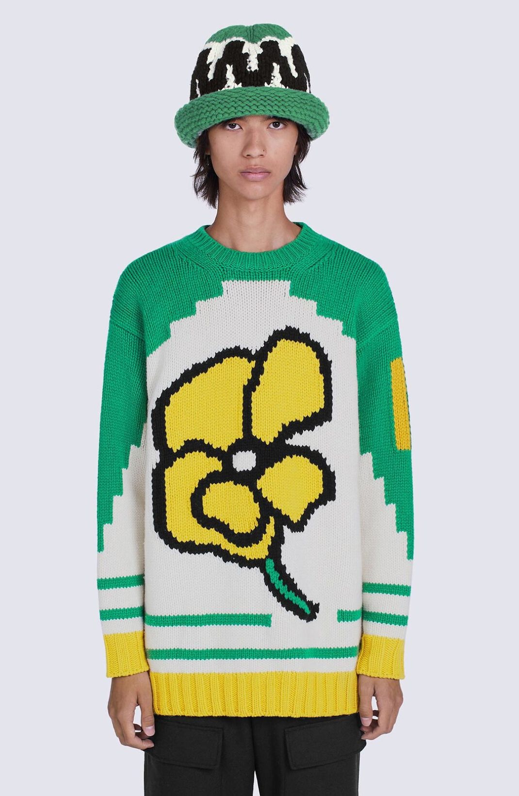 Oversized 'KENZO Poppy' jumper - 5