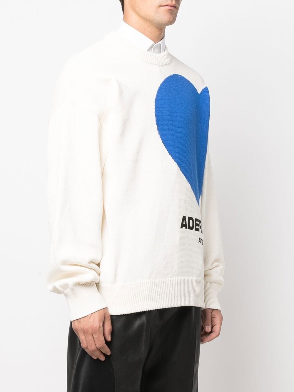 logo-print crew neck sweatshirt - 4