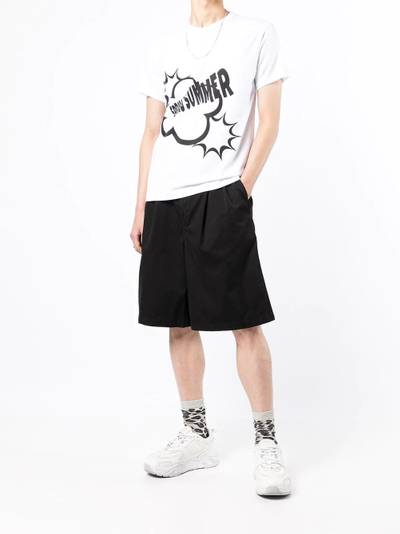 Comme des Garçons SHIRT slogan-print cotton T-shirt outlook